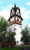 Wizualizacja wieży hejnałowo-zegarowej w Opatowcu