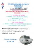 UWAGA !!! Bezpłatne Badania Mammograficzne dla mieszkanek gminy w Opatowcu i Krzczonowie